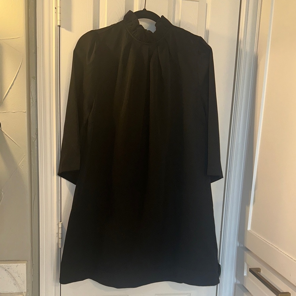 Elegant Black Women's shift a-line Dress sz small